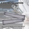 CROSSDESIGN Front Lower Fender Chrome Molding Trim Compatible with 1981-1988