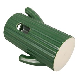 WOONEKY Soporte para Botella de Agua para Hámster Diseño Original de Cactus, Dispensador Temporal de Agua en Cerámica y Plástico Adecuado para Transporte