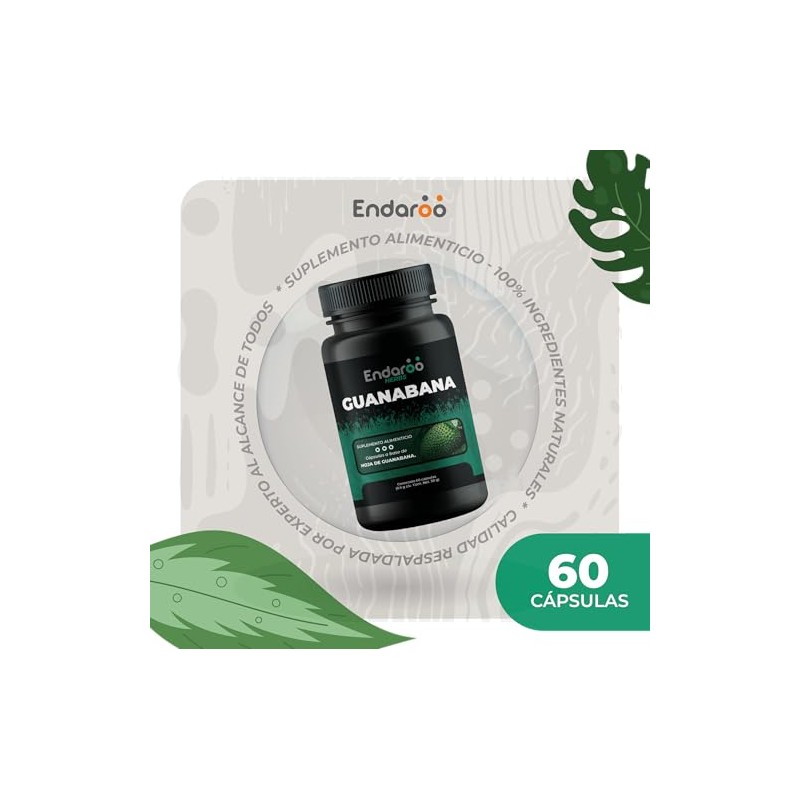 Guanábana Suplemento Alimenticio Origen Natural Apoyo Antioxidante Bienestar Integral Salud