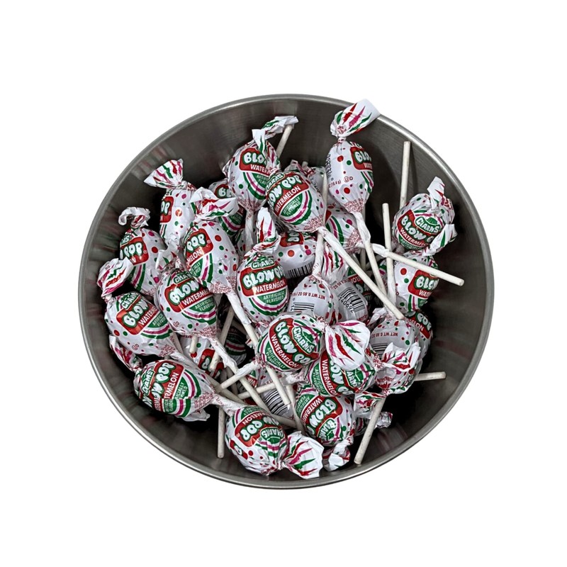 Charms Blow Pops 2 Lbs Watermelon Only Lollipop Suckers, 32