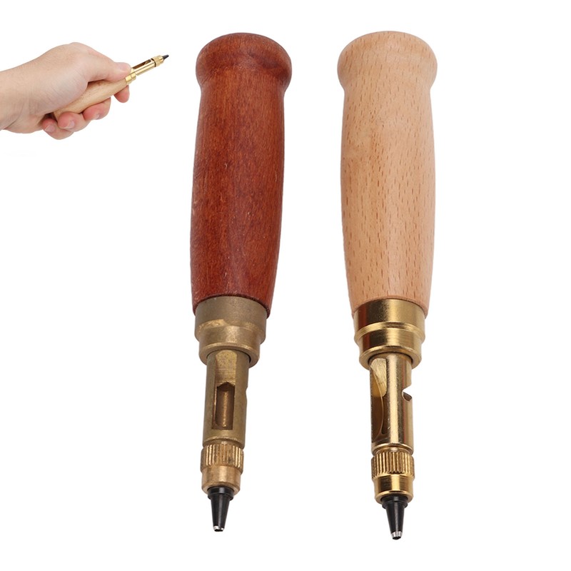 Screw Hole Punch Hardening Heat Leather Screw Punch with 12