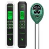 VIVOSUN Digital pH Meter, 3-in-1 TDS/EC/Temperature Meter, 3-in-1 Soil Moisture/pH/Light