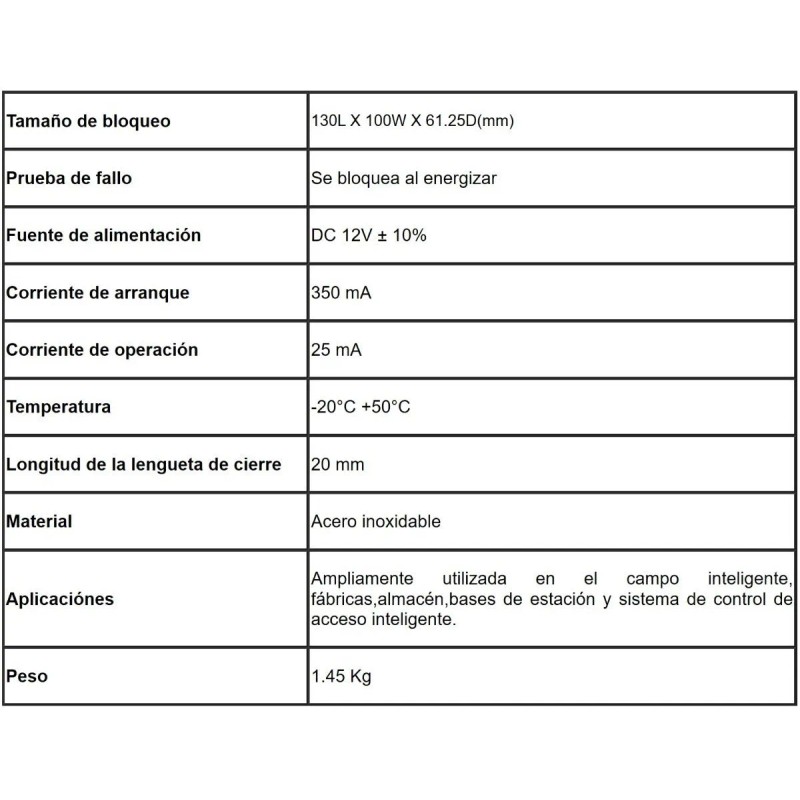 Cerradura Inteligente Anti Impacto. Chapa Yli Abk703bs