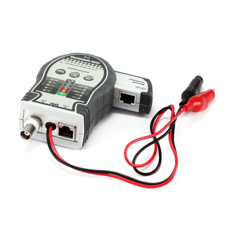 Monoprice Multifunction RJ-45, BNC and Speaker Wire Tone Generator/Tracer/Tester (108132)