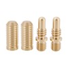 LT Easiyl 2Pcs Billiard Cue Extension Screws Copper Pool Cue