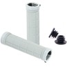MTB trekking bike handlebar grips, screw-on grip/handle 808, White