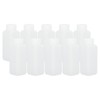 PATIKIL Reagent Bottles, 10 Pcs 120ml HDPE Narrow Mouth Square