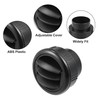 ACROPIX 87mm 75mm Round Black AC Air Condition Vent Outlet