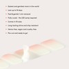 Mylee Gel Nail Wraps [Marshmallow Melt] - 20 Pre-Cured Gel