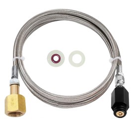 60in CGA320 Co2 Tank Adapter, CO2 tank connected directly to TR21-4 soda Maker, Compatible with Fizzi/One Touch/JET/Aqua Fizz/Soda Machine