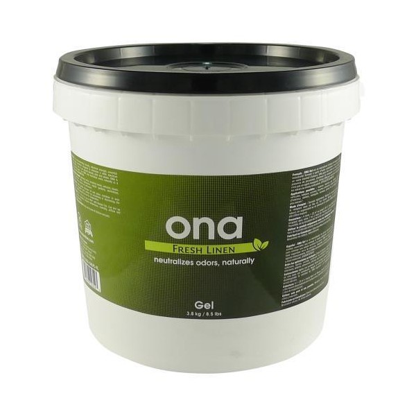 ONA Fresh Linen Gel 1 Gallon PAIL - odor air neautralizer control crystal pro