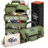 CRAFT911 Durable Tool Bag Organizers w/Detachable 6 Tool Pouches –