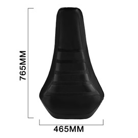 Runfarr ATV Seat Cover, Gripper Soft Seat Cushion Cover Protector for LTZ400 2009-2014 ATV - Black