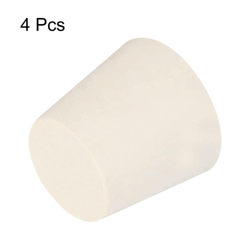 sourcing map Rubber Tapered Plug 25mm to 33mm Solid Test