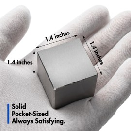 Heavenly Metals 4-Piece Cube 3D Puzzle for Adults – Stainless Steel Desk Toy and Fidget, Zero Tolerance Wire EDM Cut Office Gift for Men & Women