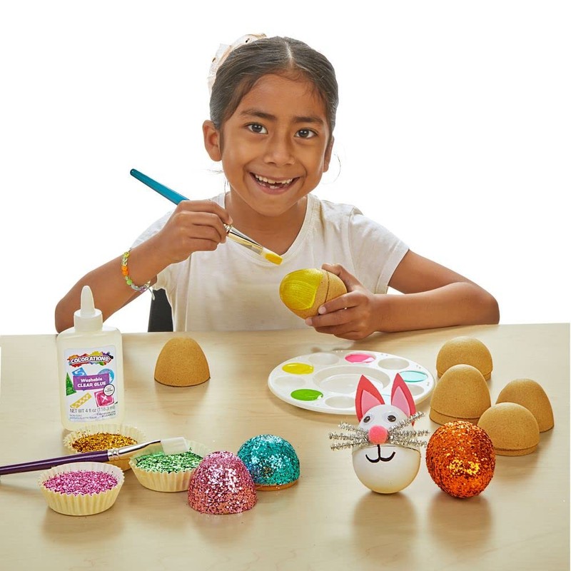 Colorations Decorate Your Own Paper Mache Eggs - Set of