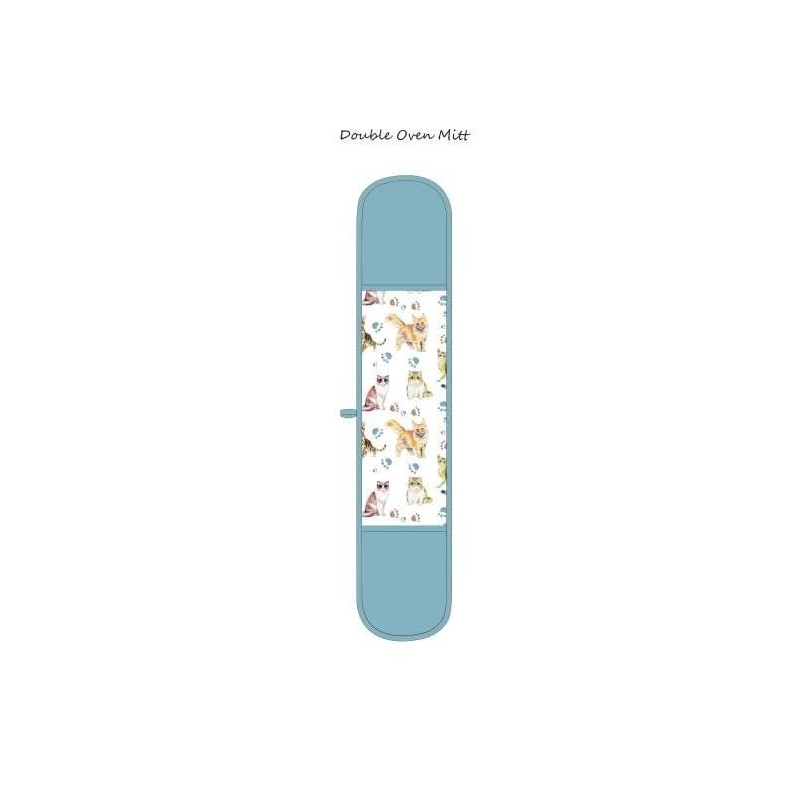 Sterling Sports®DOUBLE OVEN GLOVES MITT 100% COTTON FLORAL NOVELTY KITCHEN