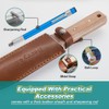 Berry&Bird Hori Hori Garden Knife with Leather Sheath, Premium Gardening