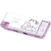 Krux 171881 Mochiribehi Pencil Case with Eraser Pocket, Double-Sided Opening