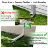 Downspout Bracket,Heavy Duty Size-Adjustable Storm-Proof Downpipe Bracket with Rust-Resistant Coating