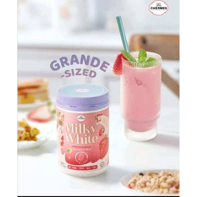 Milky White Chermes untuk Cerah dan Putihkan Kulit. (Travel Size)