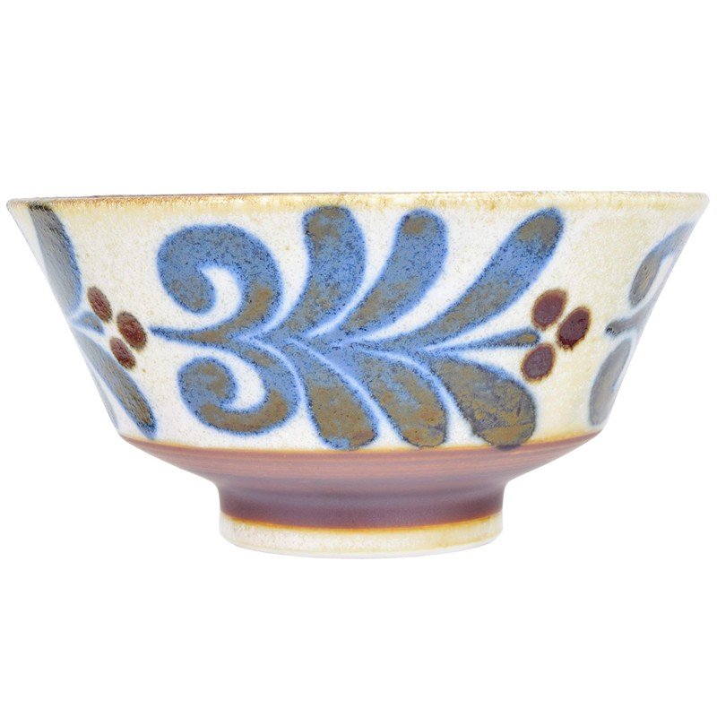 Mino Ware Japanese Rice Bowl, Rice Ramen Noodle Soup Sarada