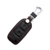 Happyit Leather Car Key Cover Cases keychain for VW Volkswagen