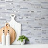 AULIGET 20 Sheets Faux Stone Peel and Stick Backsplash, Light