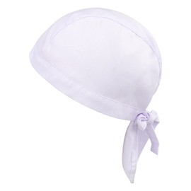 RUIXIA Mens Womens Chef Hats Kitchen Work Cap Dustproof Hair Net Baking Cooking Vent Chef Beanie for Bakery Cafe Barista Skull Cap White