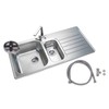 Kitchen Sink Glass Rinser High Pressure Automatic Cup Washer with