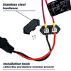 Newport Battery Quick Connect/Disconnect Connectors Terminals for Trolling Motor -Heavy