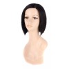 Beautyonline Peluca De Encaje Cabello Humano Natural 25cm Negro +