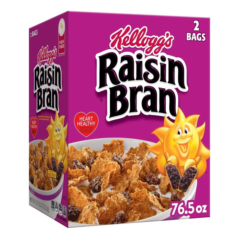 Raisin Bran Cereal, 76.5 oz. 4 Pack