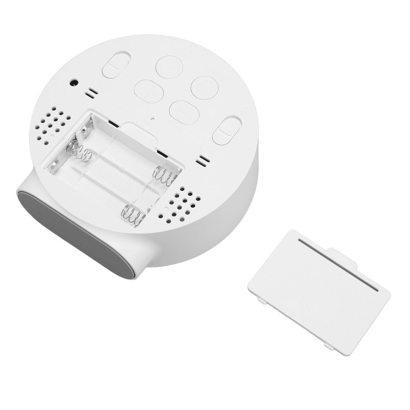 Small Digital Alarm Clock, Electronic LED Clock with Adjustable Brightness,