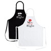 Nomsum Apron Set, Kitchen Couples Gift Set for Engagements, Weddings,