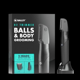Ballsy B2 Trimmer Balls and Body Grooming with 2 Quick Change Trimmer Heads