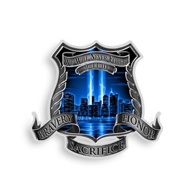 Collectible Law Enforcement Decals (12in,2pack),Share Your Appreciation & Support with Our Vinyl After Math 911 Police Stickers for Your Home, Car, Cases & More, Souvenir Gifts for Law Enforcement