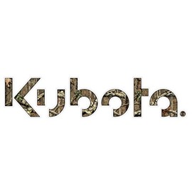 Kubota Camo Small Utility Tractor Decal