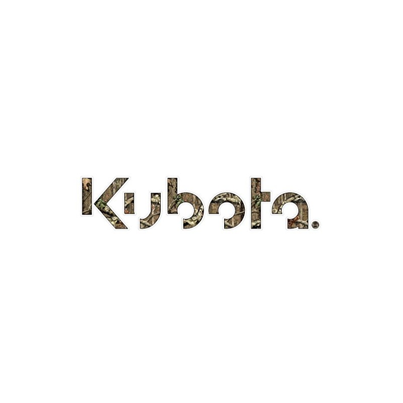 Kubota Camo Small Utility Tractor Decal