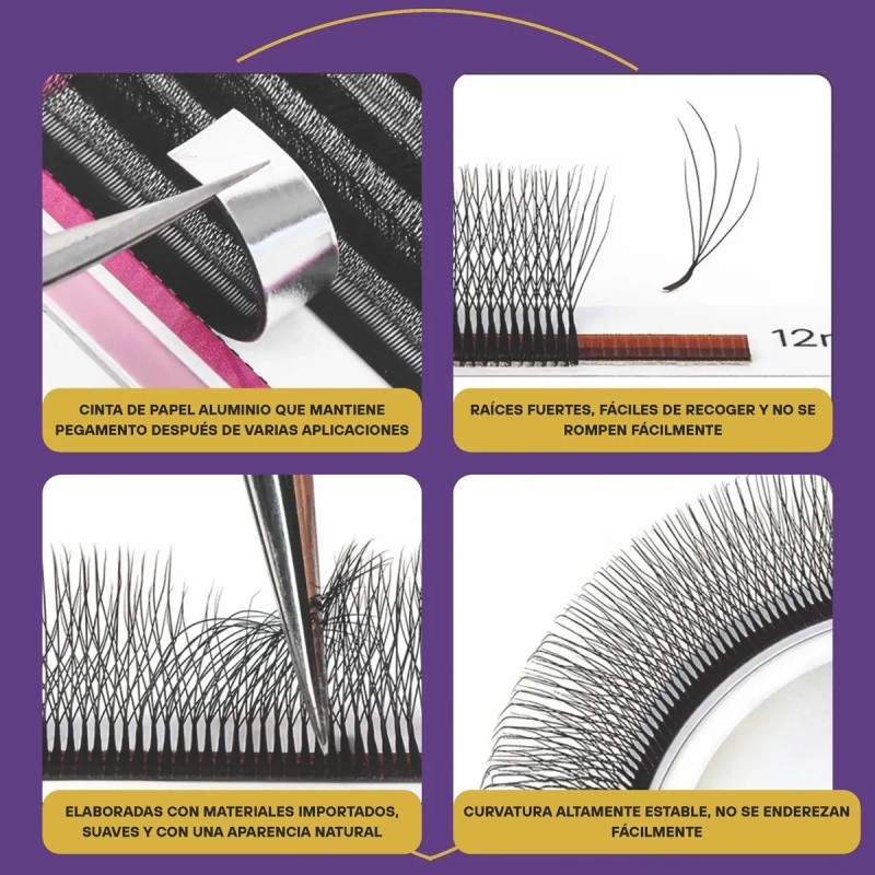 Masscaku Camelia W 4d Mix Extensiones De Pestañas