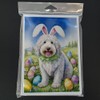 Caroline's Treasures DAC5091GCA7P Komondor Easter Egg Hunt Greeting Cards Pack