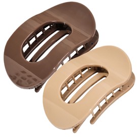Hair Clips, Set of 2, 3.9 inches (10 cm), Large, Hair Clip, Secure, Hair Accessory, Plain, Simple, For Women, Girls, Gift