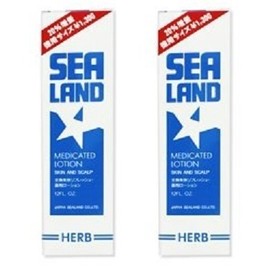 Japan Sealand SEA LAND Medicated Full Body Lotion, 11.5 fl oz (340 ml), Set of 2