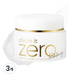 Banilaco Clean It Zero Anastatica Shiptille Cleansing Balm Rebalancing, 100ml, 3 pcs / 바닐라코 클린 잇 제로 아나스타티카 쉽틸르 클렌징밤 리밸런싱, 100ml, 3개