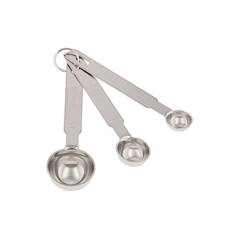 Kanda Kan 052057 Measuring Spoons, Thick Mouth, Set of 3,