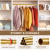 Mavivegue Closet Rod, 17 to 43 Inch Gold Adjustable Closet