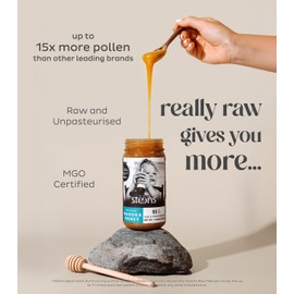 Steens Manuka Honey - MGO 85+ - Pure & Raw 100% Certified multifloral Manuka Honey - Bottled and Sealed in New Zealand-17.6oz