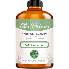 Ola Prima 16oz - Premium Quality Oregano Essential Oil (16 Ounce Bottle) Therapeutic Grade Oregano Oil