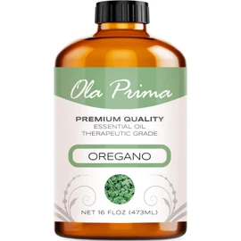 Ola Prima 16oz - Premium Quality Oregano Essential Oil (16 Ounce Bottle) Therapeutic Grade Oregano Oil