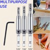 Self Centering Drill Bit Set, 5/64" 7/64" 9/64" Hinge Dowel